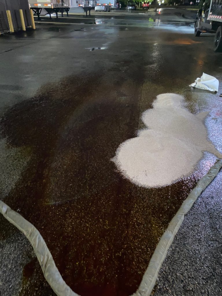 waste disposal, emergency response for waste disposal spills, cleanup of spills 