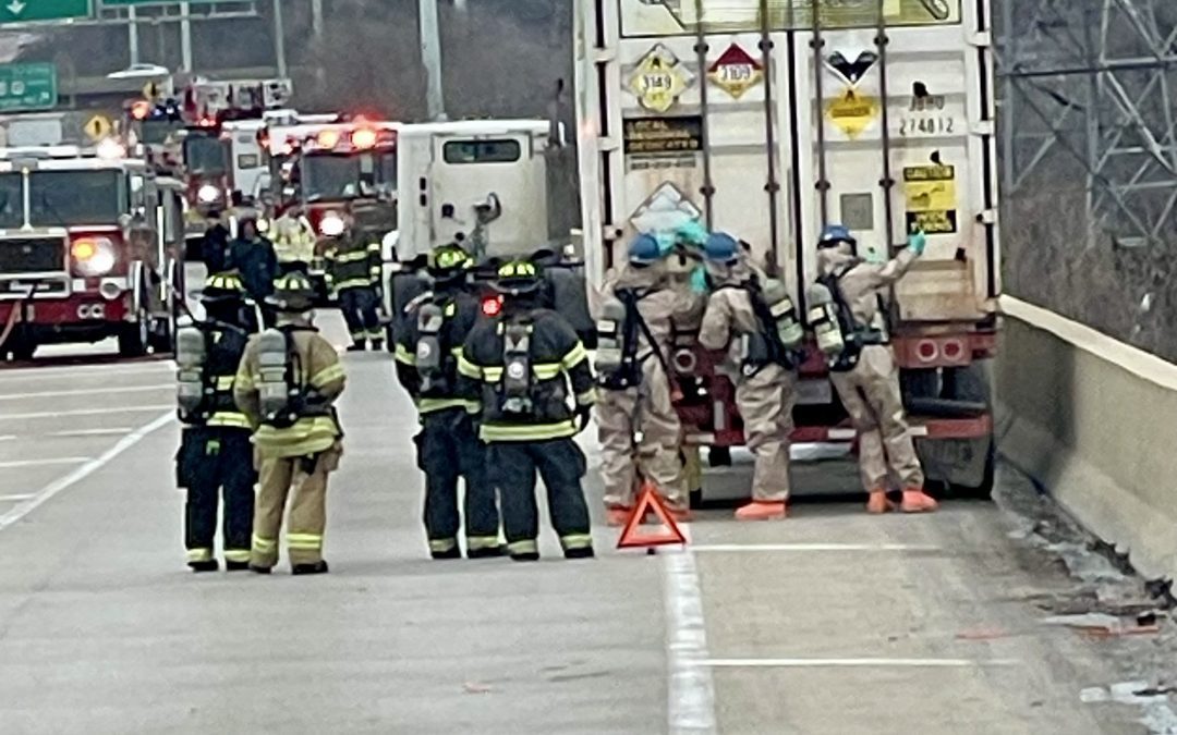 hazmat spill roadside emergency