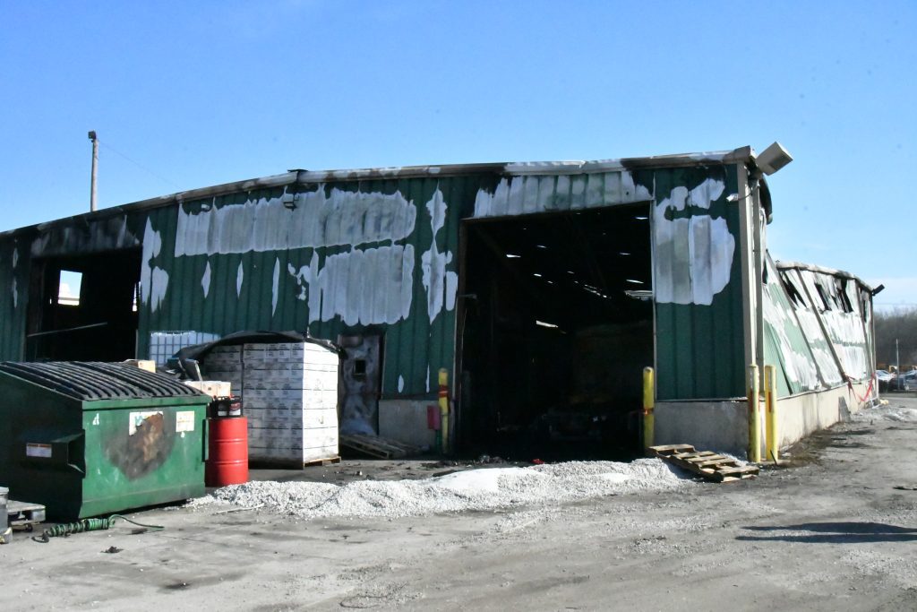 terminal fire remediation of soil and water containment berm
