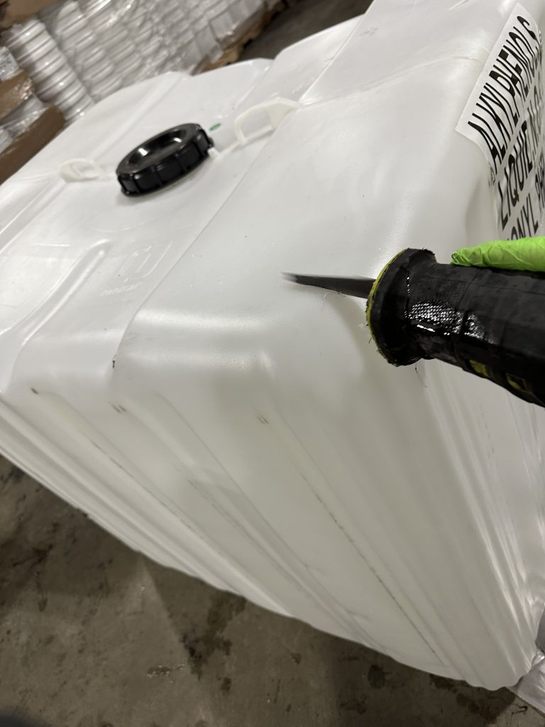 tote for chemical spill