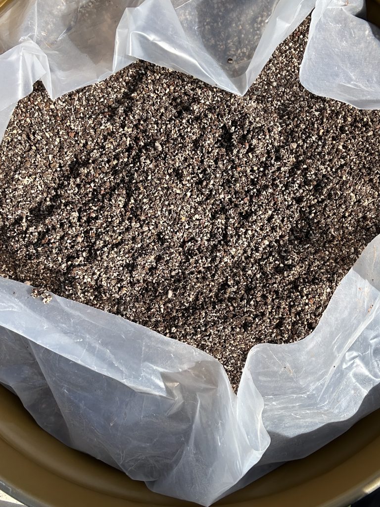 55 Gallon OTS Drum with oil dry waste for disposal