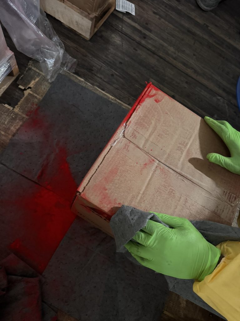 professional spill cleanup