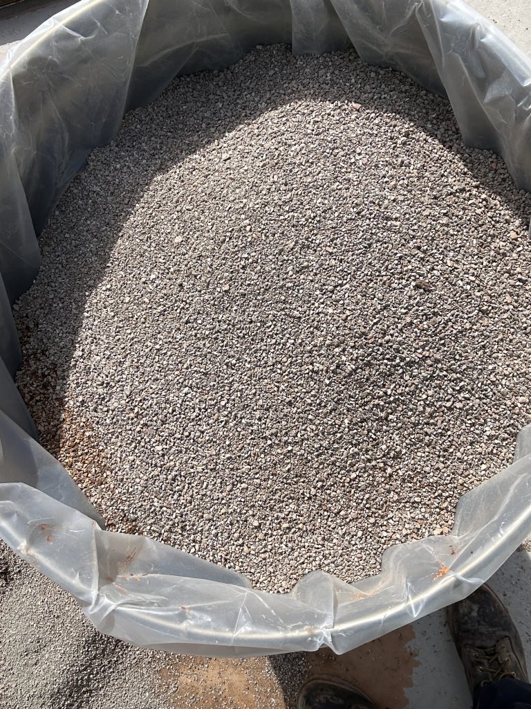 drum with poly liner for waste disposal 