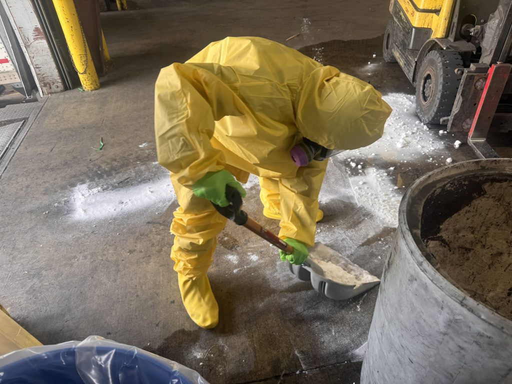 hazmat cleaning team