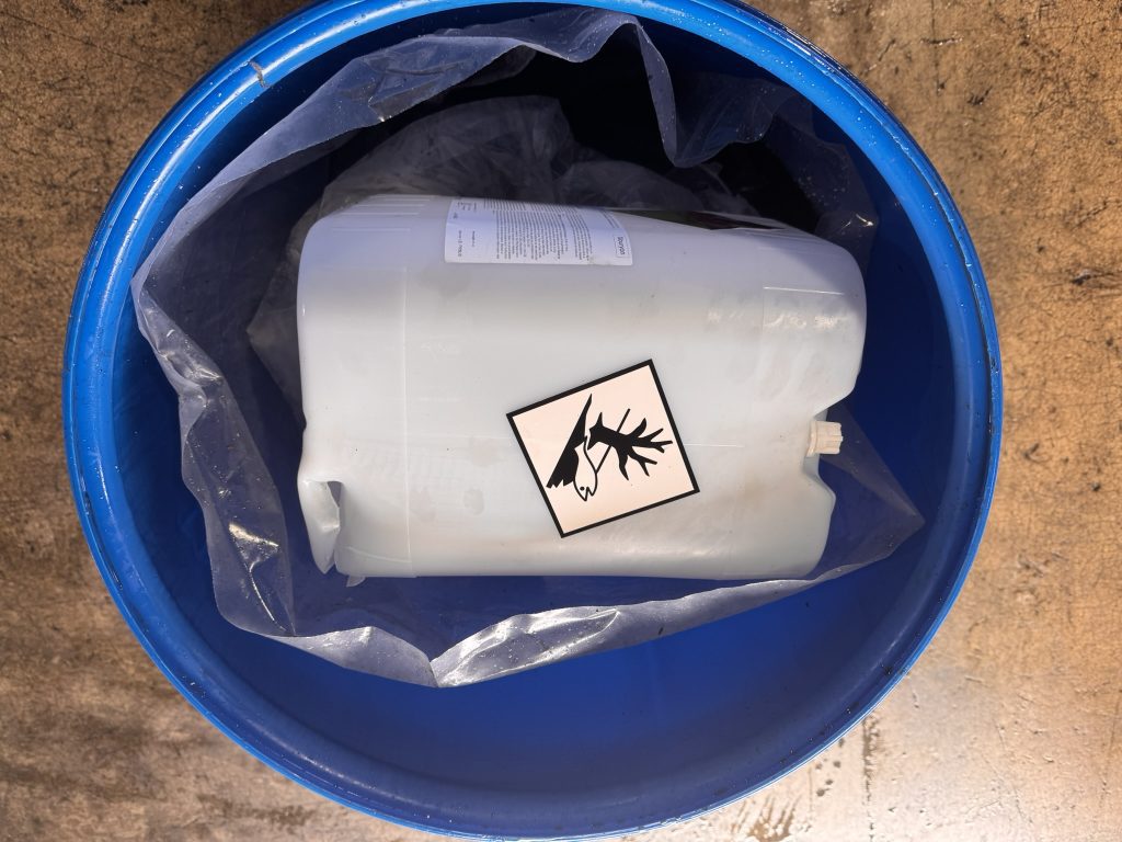 hazardous waste drum