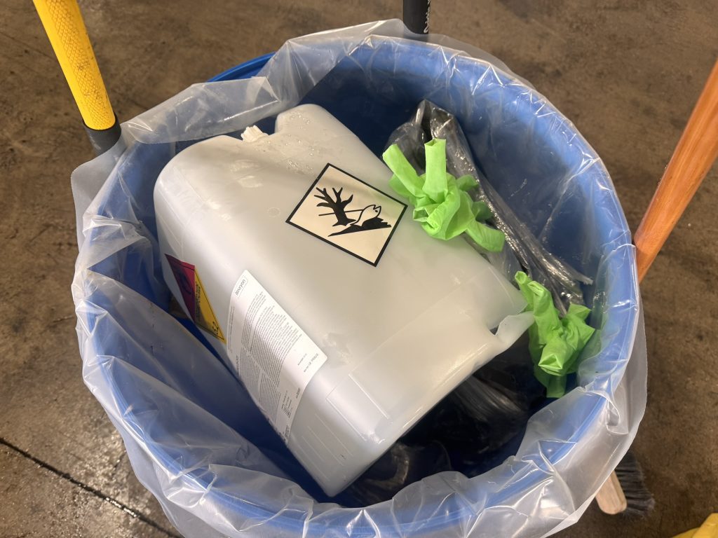 hazmat incident cleaning