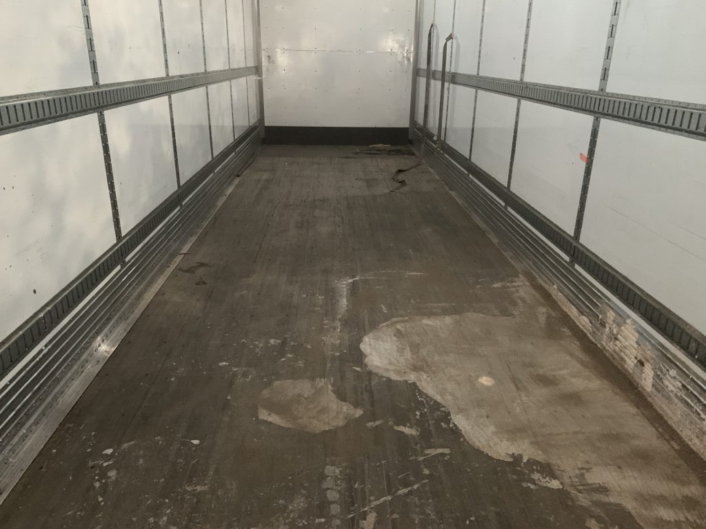 Completed remdiation at loading dock in warehouse