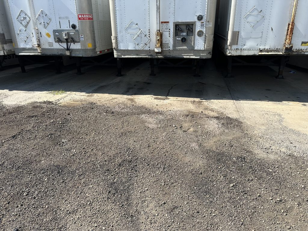 solvent spill at loading dock requires spill cleanup and remediation