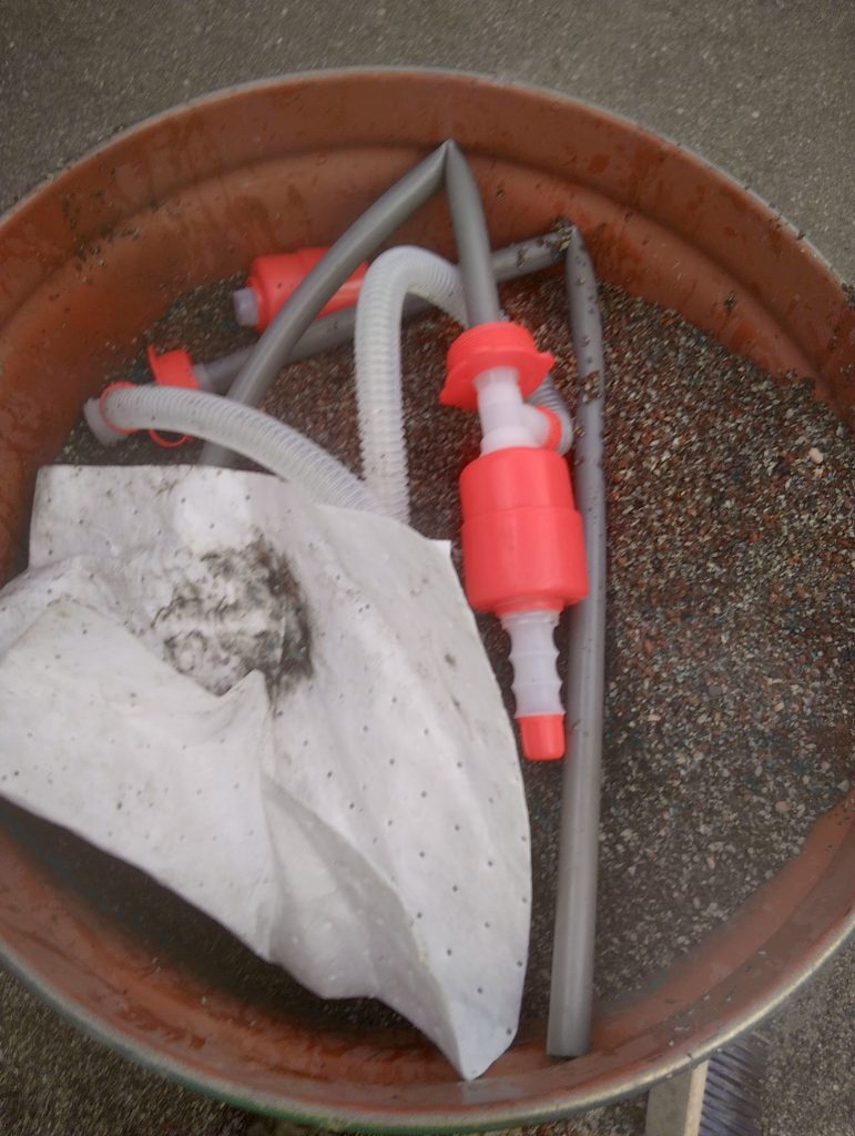 completing fuel spill remediation