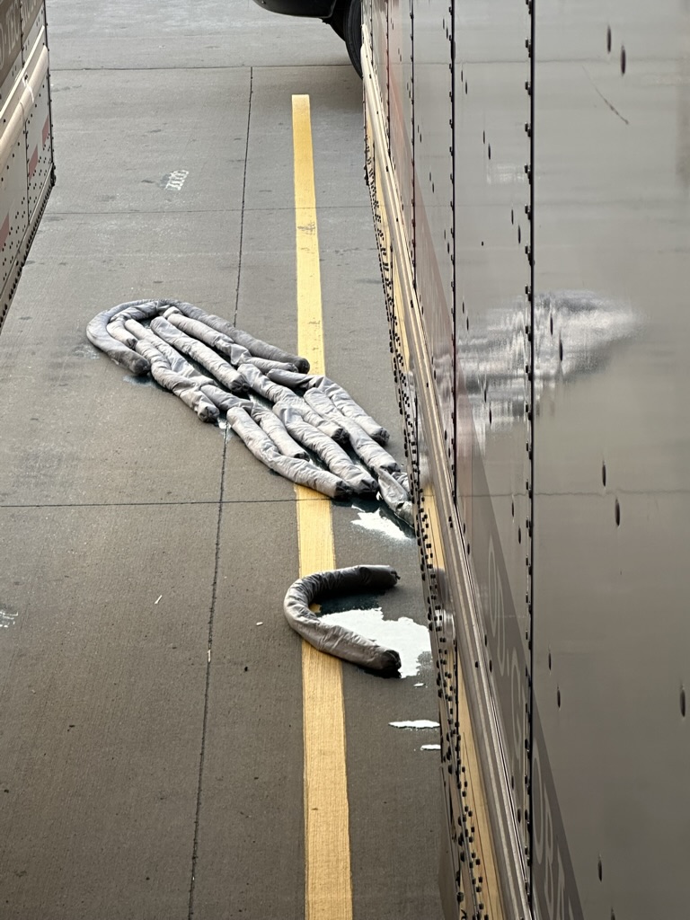 absorption of paint spill