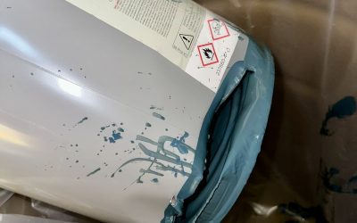 Spilled Paint Can Be Hazardous